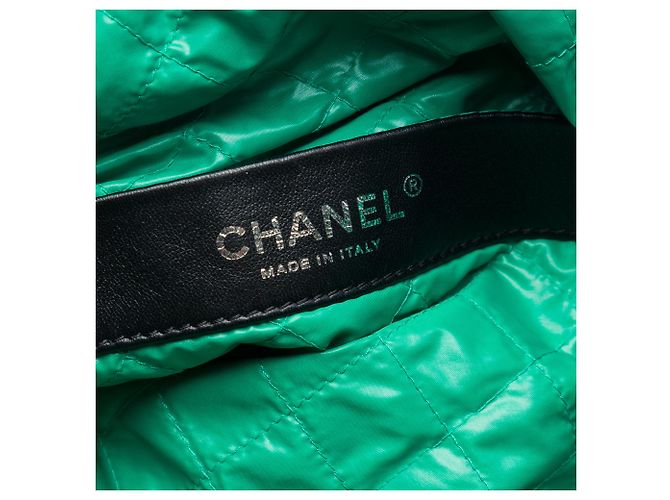 Tote Robot in tweed con decorazioni in resina nera Chanel Large Nero - vista 5