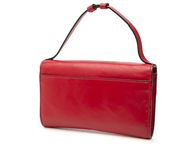 Borsa Zumi Mini in pelle di vitello rossa Gucci Rosso - vista 2