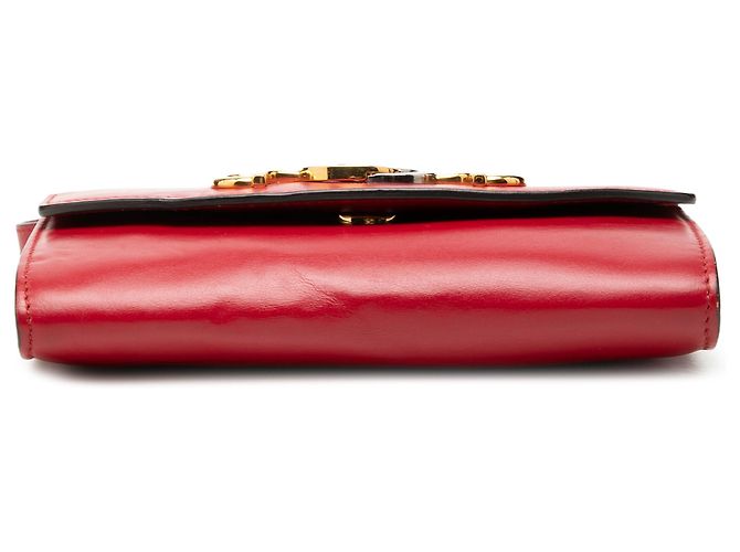 Borsa Zumi Mini in pelle di vitello rossa Gucci Rosso - vista 3