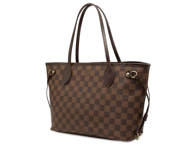 Louis Vuitton Marrone Damier Ebene Neverfull PM - vista 2