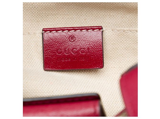 Tote Gucci Beige Medium GG Canvas Horsebit 1955 con catena - vista 5