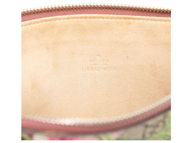 Clutch Gucci Beige GG Supreme Blooms - vista 5
