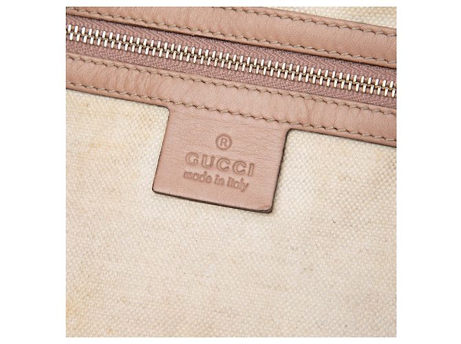 Borsa Mayfair in tela GG beige Gucci - vista 5