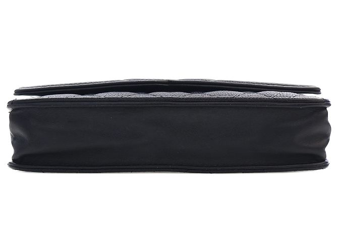 Wallet On Chain Portafoglio con Catena Chanel Black Caviar CC Filigree Nero - vista 7