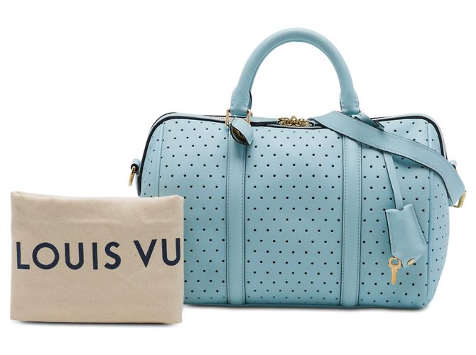 Louis Vuitton Blue Sofia Coppola Calfskin Perforated SC PM Blu chiaro - vista 7