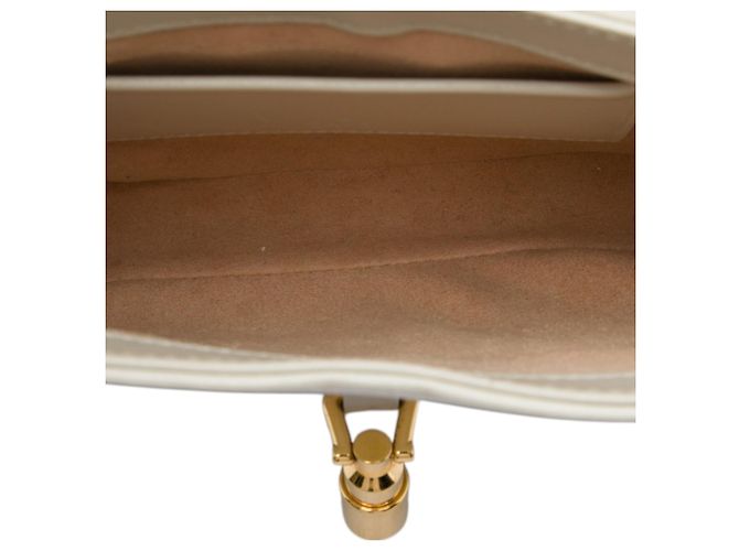 Gucci Borsa a tracolla Jackie 1961 in pelle di vitello bianca mini Bianco Crudo - vista 4