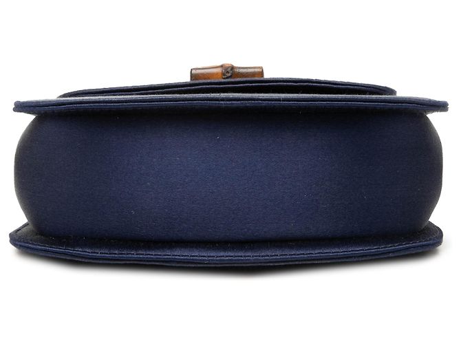 Gucci Blue Mini Satin Bamboo Night - vista 3