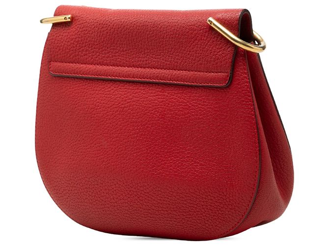 Chloé Borsa a tracolla Drew in pelle rossa, piccola Rosso - vista 2