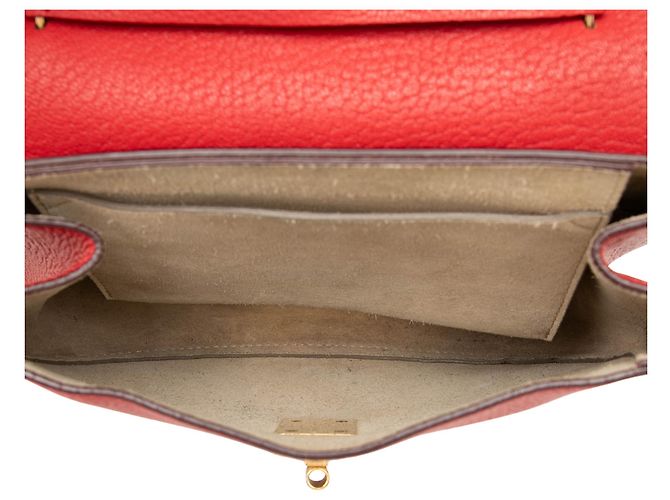 Chloé Borsa a tracolla Drew in pelle rossa, piccola Rosso - vista 4