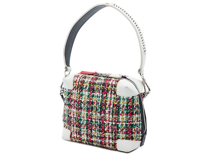 Camera Borsa a tracolla Chanel Red Tweed Street Allure Rosso - vista 2