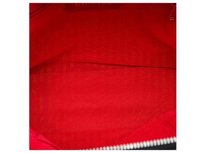 Camera Borsa a tracolla Chanel Red Tweed Street Allure Rosso - vista 4