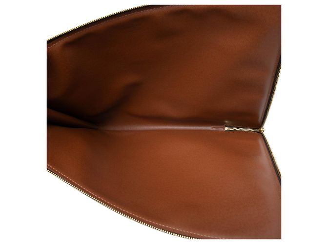 Louis Vuitton Poche Documents Portfolio Monogram Marrone - vista 4