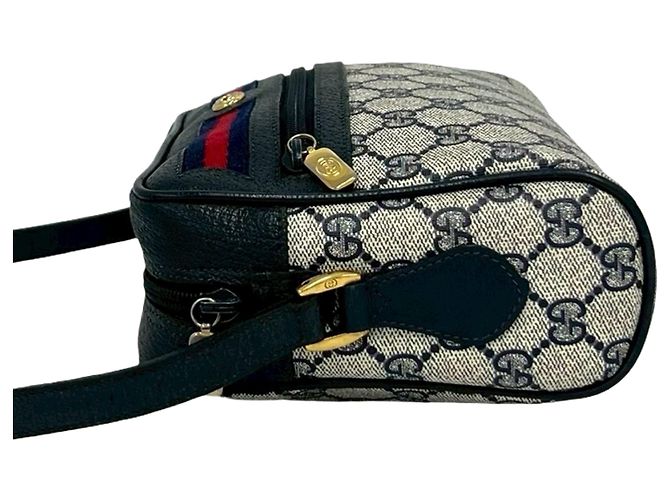 Gucci Beige GG Supreme Web Crossbody - vista 5