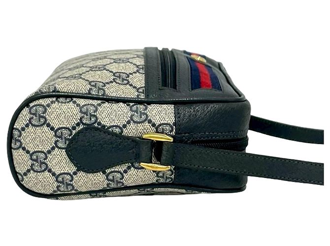 Gucci Beige GG Supreme Web Crossbody - vista 6