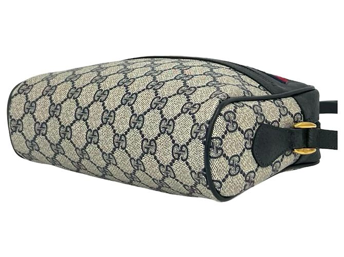 Gucci Beige GG Supreme Web Crossbody - vista 8