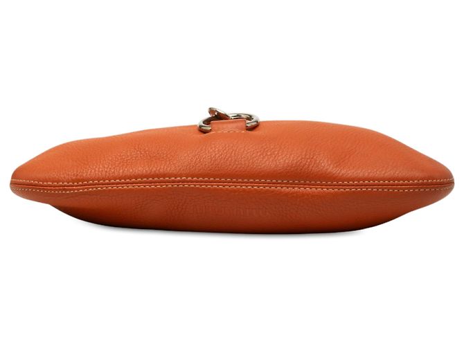 Borsa a tracolla Miu Miu in pelle granulata arancione - vista 3
