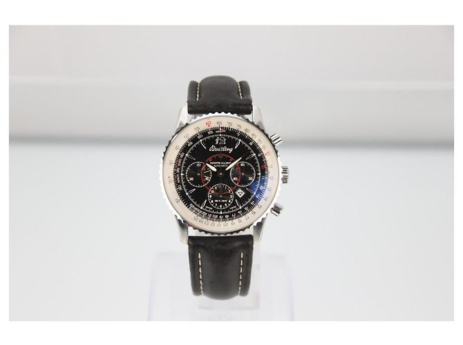 Breitling Navitimer Montbrillant A41330 Quadrante Nero Automatico 38mm Silver hardware - vista 13