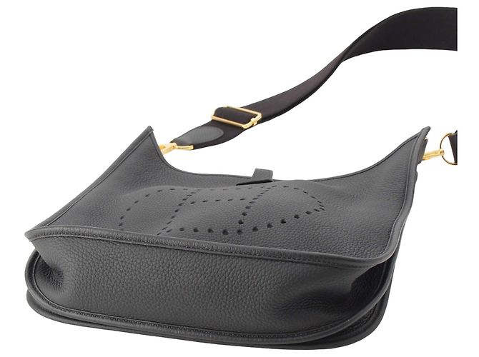 Hermès Black Clemence Evelyne III 29 Nero - vista 14