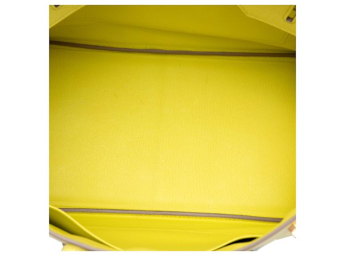 Hermès Yellow Epsom Birkin Retourne 35 Giallo - vista 4