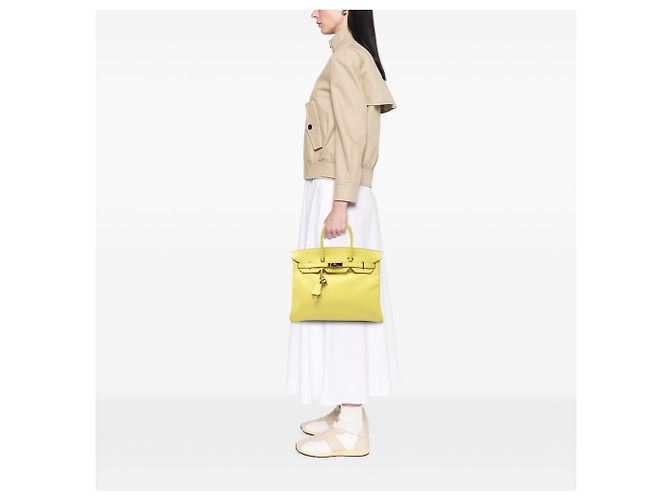 Hermès Yellow Epsom Birkin Retourne 35 Giallo - vista 6