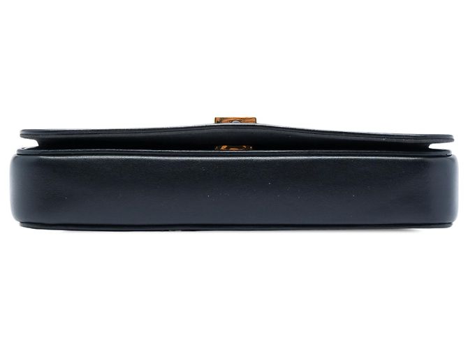 Fendi Fendigraphy Wallet On Chain aus schwarzem Leder - Ansicht 3