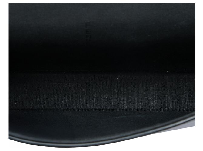 Fendi Fendigraphy Wallet On Chain aus schwarzem Leder - Ansicht 4