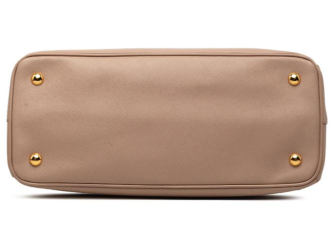 Borsa Prada Brown Large Saffiano Lux Galleria Marrone Carne - vista 3