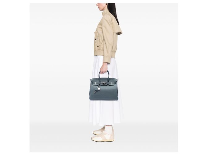 Hermès Blue Togo Birkin Retourne 35 - vista 6
