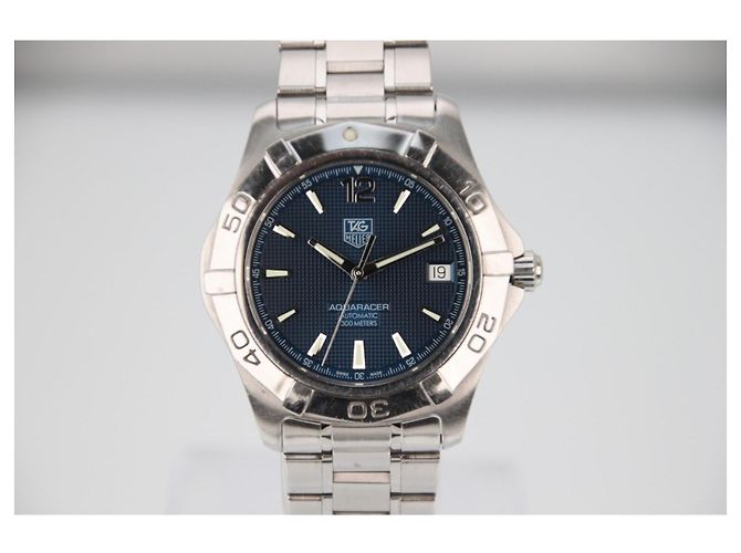 TAG Heuer Aquaracer WAF2112 Quadrante blu Automatico 39mm Silver hardware - vista 2