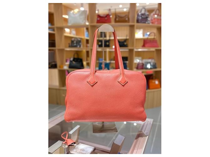 Borsa a tracolla Victoria Hermès Arancione - vista 2