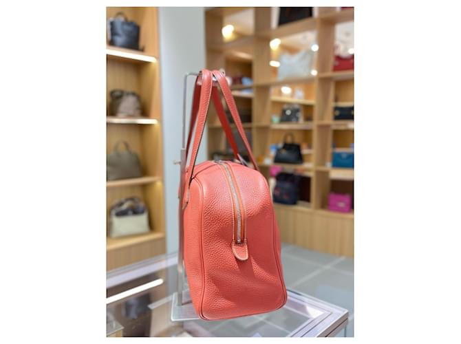 Borsa a tracolla Victoria Hermès Arancione - vista 3