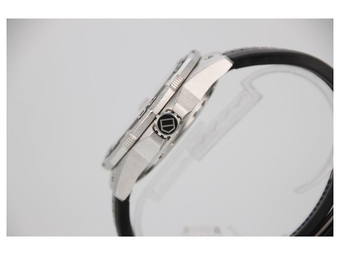 TAG Heuer Aquaracer Calibre 5 500M WAJ2110 Quadrante nero Automatico 43mm Grigio Silver hardware - vista 3