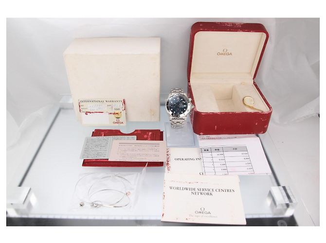 Omega Seamaster Professional 300 Chronograph 2598.80 Quadrante Blu Automatico 41.5mm Nero Silver hardware - vista 13