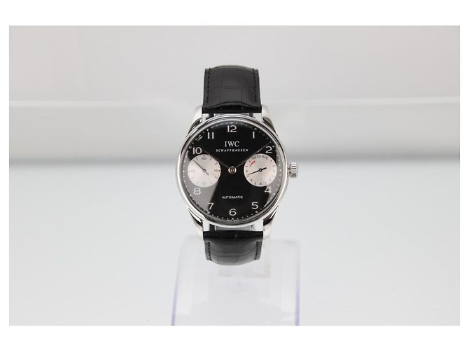 IWC Portuguese 2000 IW500001 Quadrante Nero Automatico 42mm - vista 16