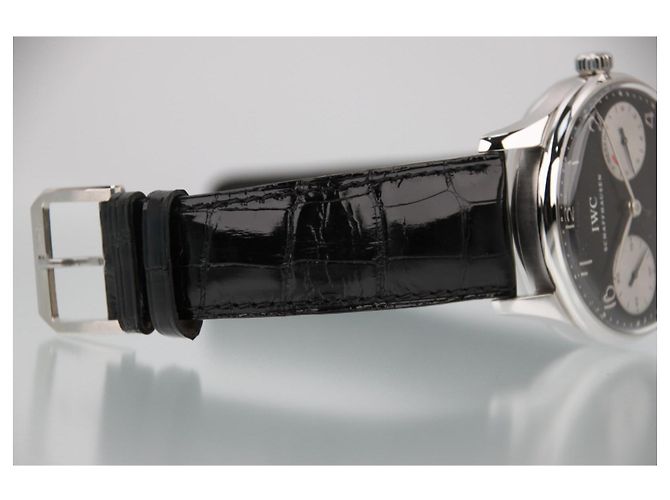 IWC Portuguese 2000 IW500001 Quadrante Nero Automatico 42mm - vista 6
