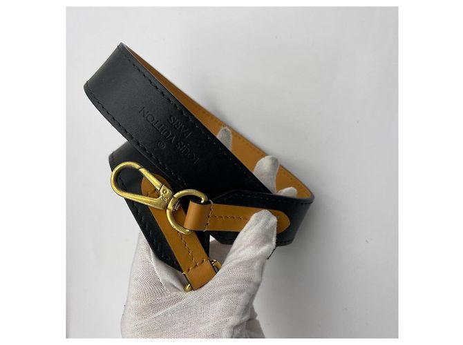 Borsa a tracolla Louis Vuitton Tuileries Besace Color Block Marrone Nero Rosso - vista 8