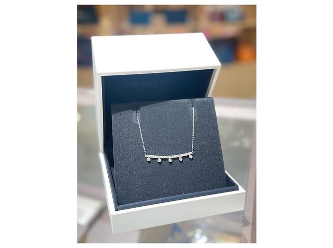 Collana di diamanti De Beers Argento - vista 5