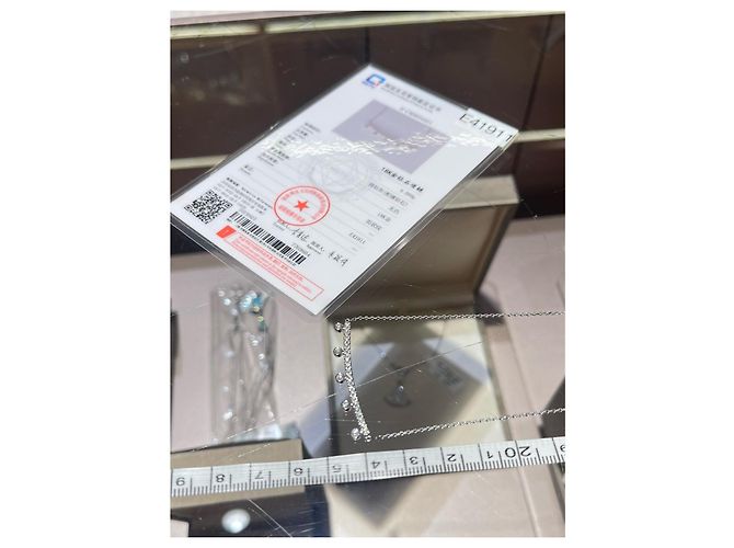Collana di diamanti De Beers Argento - vista 6