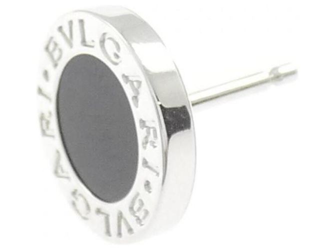 Bulgari Orecchini a lobo in oro bianco e onice Bvlgari - vista 2
