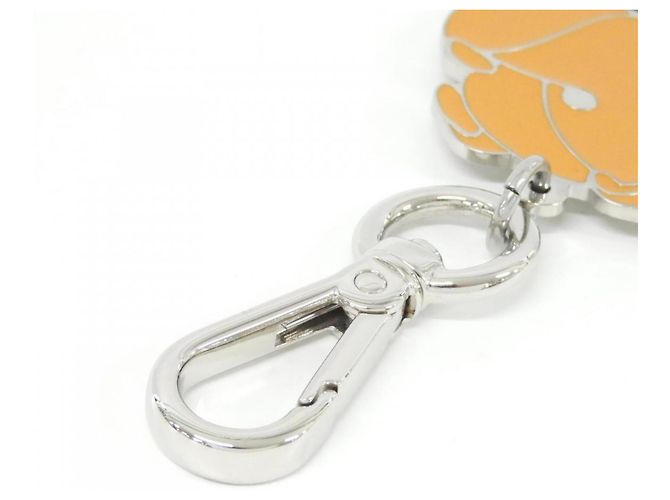 Fendi ITO 7AP105 B09 Portachiavi Argento Arancione - vista 5
