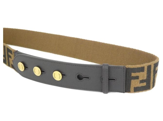 Fendi Strap You Gürtel aus Kalbsleder Braun - Ansicht 2