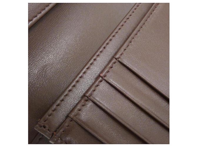 Cartera larga de piel de becerro granulada negra Chanel Negro - vista 9