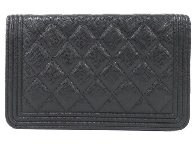 Catena per portafoglio Chanel Boy Line AP1117 Black Nero - vista 2