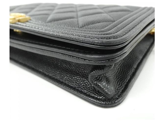 Catena per portafoglio Chanel Boy Line AP1117 Black Nero - vista 3