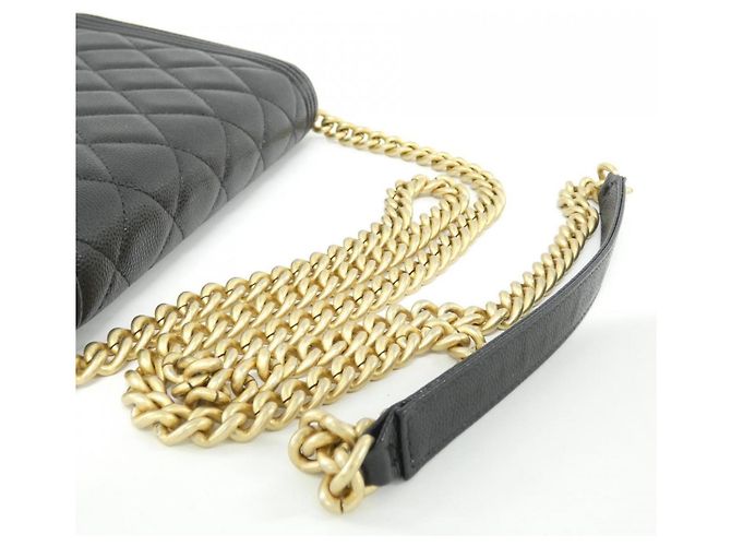 Catena per portafoglio Chanel Boy Line AP1117 Black Nero - vista 5