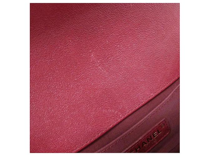 Chanel Boy Line 67085 Schultertasche Bordeaux - Ansicht 9