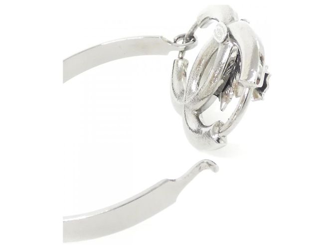 Chanel Navy and Silver Bangle Silvery Navy blue - view 5