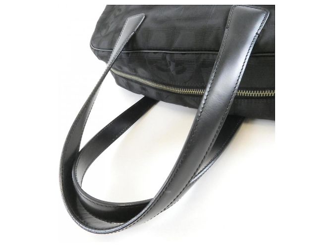Timeless Borsa Chanel Travel Line 15828 Nero - vista 7