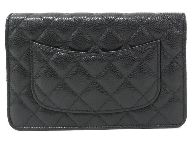Catena per portafoglio Chanel Timeless Classic Line AP0250 Nero Bordò - vista 2