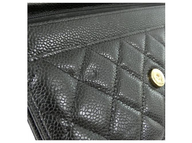 Catena per portafoglio Chanel Timeless Classic Line AP0250 Nero Bordò - vista 6
